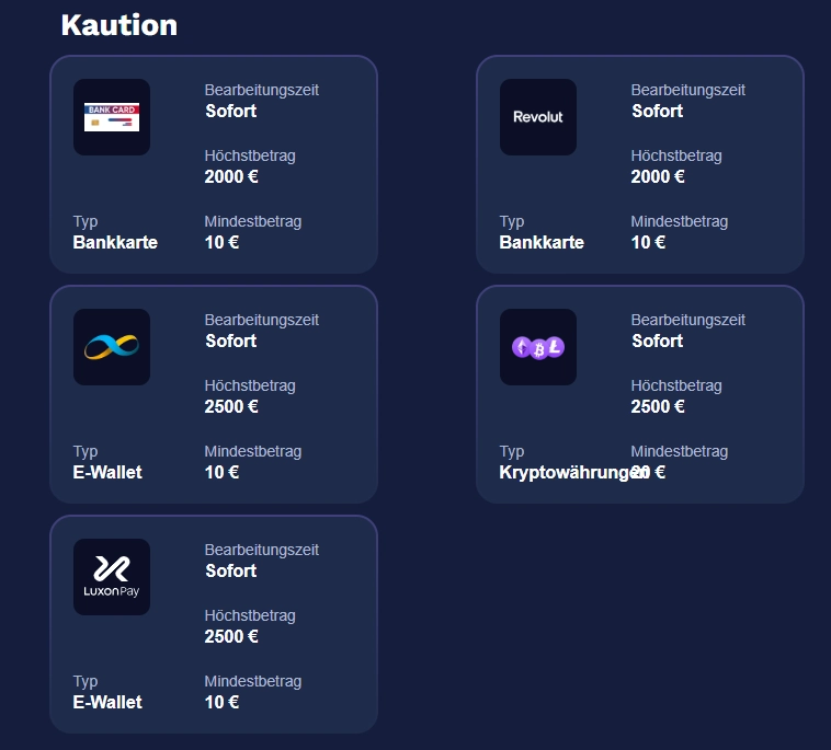 goatz-casino-zahlungsmethoden-einzahlung-limits-uebersicht